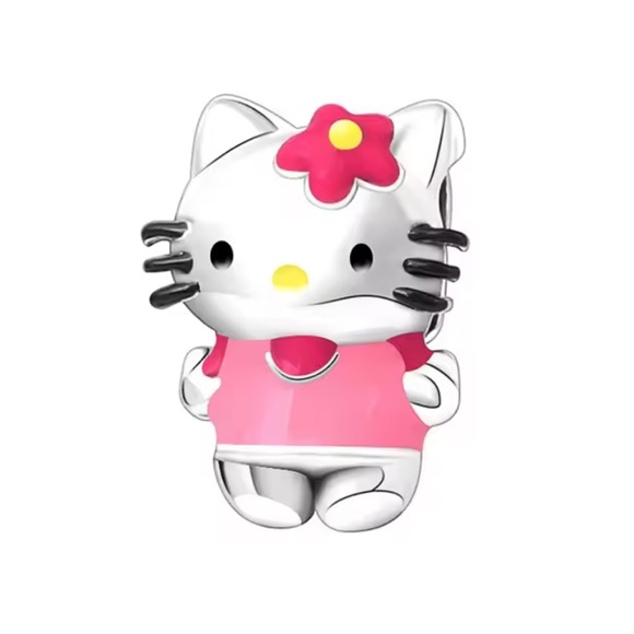 Jewelry - New Sterling Silver 925 Hello Kitty bracelet charm